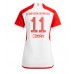 Bayern Munich Kingsley Coman #11 Voetbalkleding Thuisshirt Dames 2023-24 Korte Mouwen